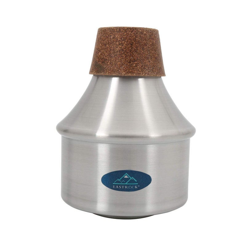 Eastrock Traditional Wah-Wah Mute,Extending Tube Mute for Trumpet,Silver - Image 1